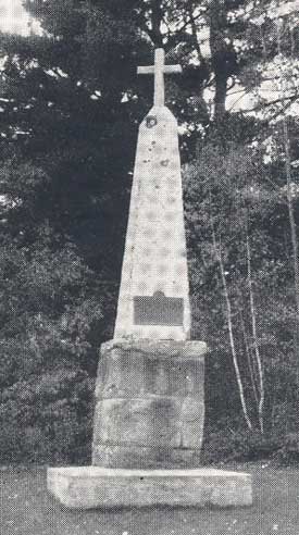 Monument to Father Sebastian Rasle erected in 1833